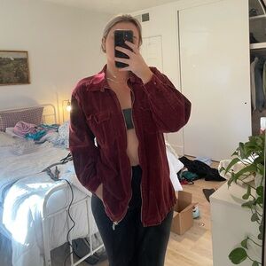 Vintage red corduroy jacket